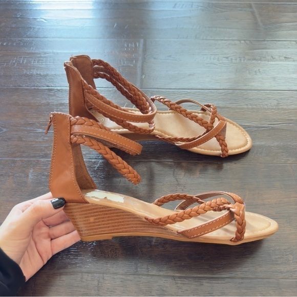 Jessica Carlyle Sandy Open Toe Braided Sandal Size 8 Women - Picture 4 of 14